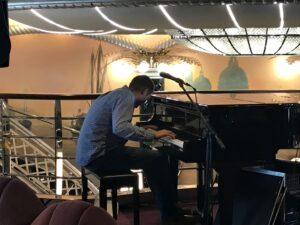 Elijah Bossenbroek plays piano