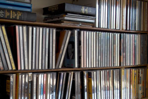 A collection of CDs